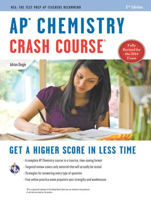 cover image of AP Chemistry Crash Course Book + Online